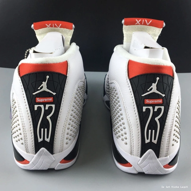 Air Jordan White 14 Retro BV7630-106 0801